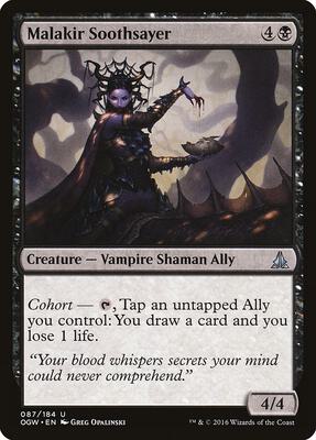 Malakir Soothsayer card from Oath of the Gatewatch
