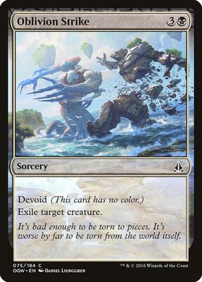 Oblivion Strike card from Oath of the Gatewatch