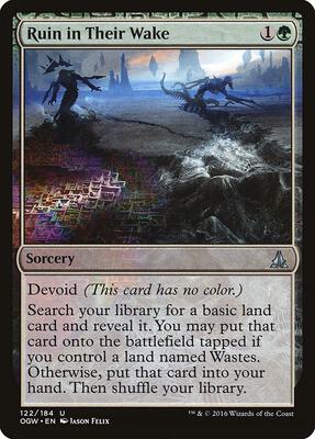 Ruin in Their Wake card from Oath of the Gatewatch