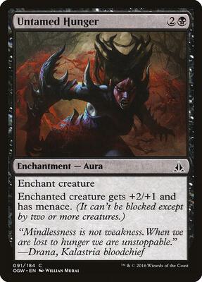Untamed Hunger card from Oath of the Gatewatch