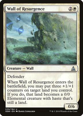 Wall of Resurgence card from Oath of the Gatewatch