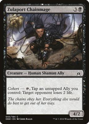 Zulaport Chainmage card from Oath of the Gatewatch