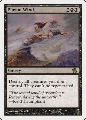 Plague Wind card from 8th Edition
