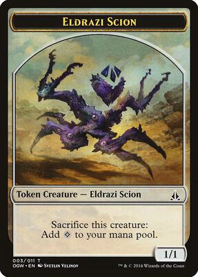 Eldrazi Scion Token (003) card from Oath of the Gatewatch