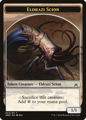 Eldrazi Scion Token (004) card from Oath of the Gatewatch