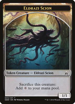 Eldrazi Scion Token (005) card from Oath of the Gatewatch
