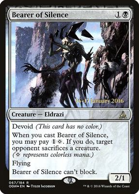 Bearer of Silence card from Prerelease Cards