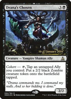 Drana's Chosen card from Prerelease Cards