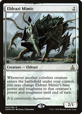 Eldrazi Mimic card from Prerelease Cards