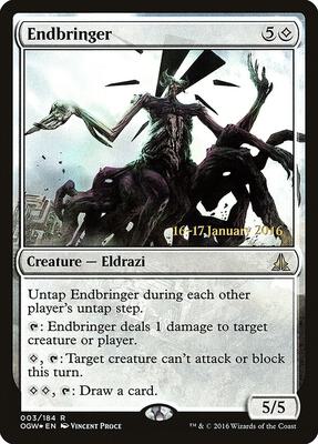 Endbringer card from Prerelease Cards