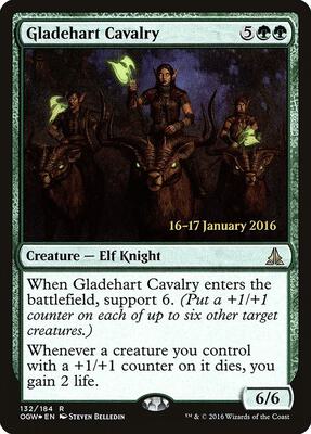 Gladehart Cavalry card from Prerelease Cards