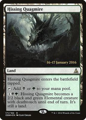 Hissing Quagmire card from Prerelease Cards