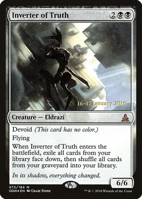 Inverter of Truth card from Prerelease Cards