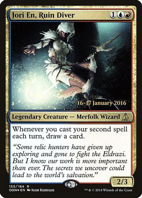 Jori En, Ruin Diver card from Prerelease Cards
