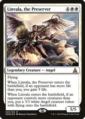Linvala, the Preserver card from Prerelease Cards