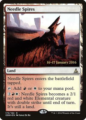 Needle Spires card from Prerelease Cards