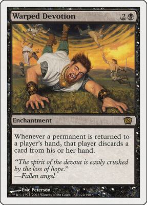 Warped Devotion card from 8th Edition