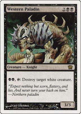 Western Paladin card from 8th Edition