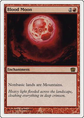 Blood Moon card from 8th Edition