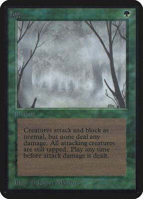 Fog card from Alpha Edition