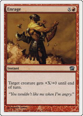 Enrage card from 8th Edition