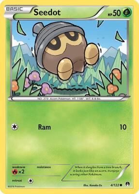 Seedot card from XY - BREAKpoint
