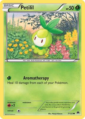 Petilil card from XY - BREAKpoint