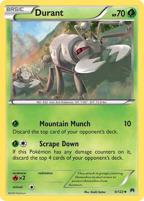 Durant card from XY - BREAKpoint