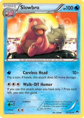 Slowbro card from XY - BREAKpoint