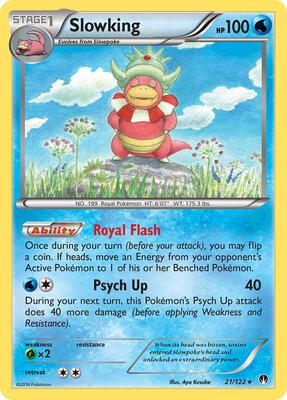 Slowking card from XY - BREAKpoint