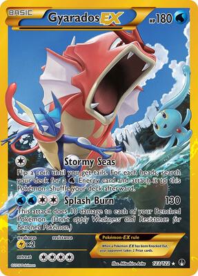 Gyarados EX (Secret) card from XY - BREAKpoint
