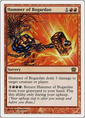 Hammer of Bogardan card from 8th Edition