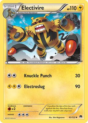 Electivire card from XY - BREAKpoint