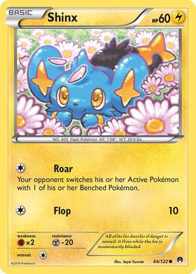 Shinx card from XY - BREAKpoint