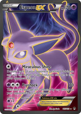 Espeon EX (Full Art) card from XY - BREAKpoint