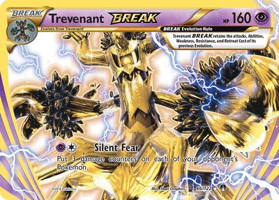 Trevenant BREAK card from XY - BREAKpoint