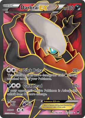 Darkrai EX (Full Art) card from XY - BREAKpoint
