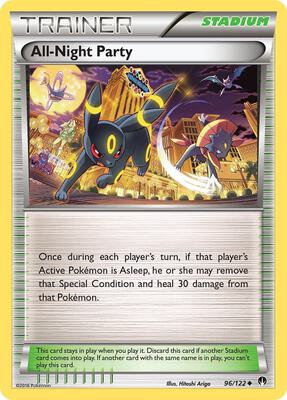 All-Night Party card from XY - BREAKpoint
