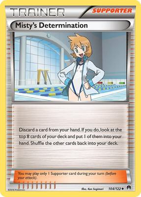 Misty's Determination card from XY - BREAKpoint