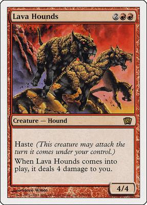 Lava Hounds card from 8th Edition
