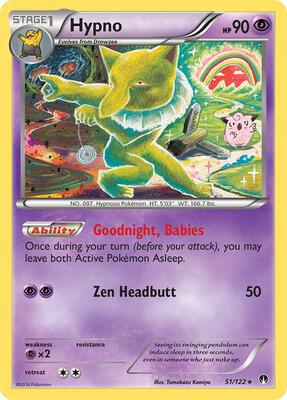 Hypno card from XY - BREAKpoint