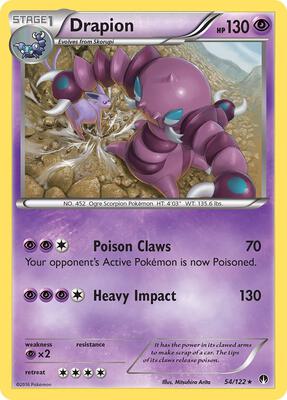 Drapion card from XY - BREAKpoint