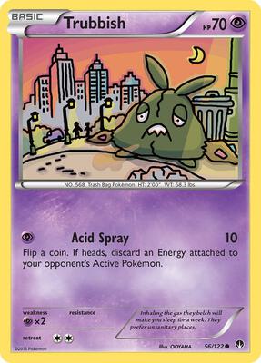 Trubbish card from XY - BREAKpoint