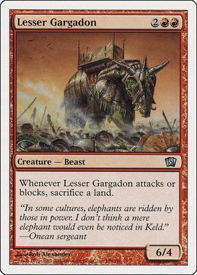 Lesser Gargadon card from 8th Edition