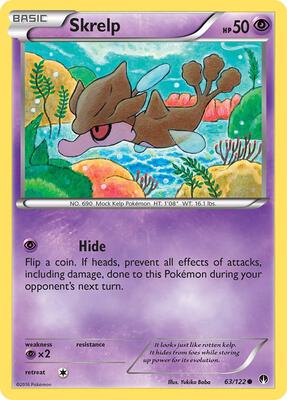 Skrelp card from XY - BREAKpoint