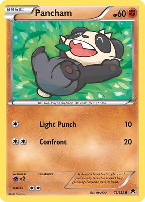 Pancham card from XY - BREAKpoint