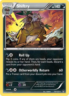 Shiftry card from XY - BREAKpoint