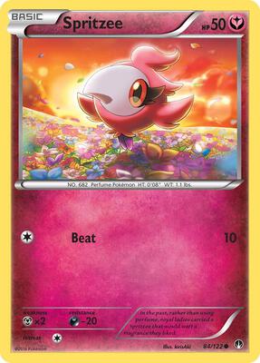 Spritzee card from XY - BREAKpoint