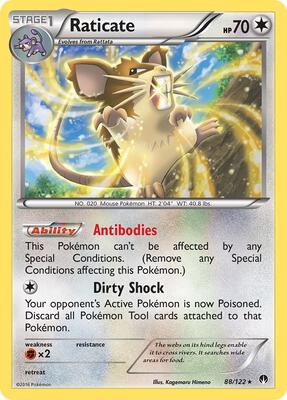 Raticate card from XY - BREAKpoint