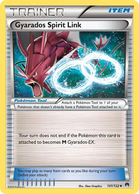 Gyarados Spirit Link card from XY - BREAKpoint